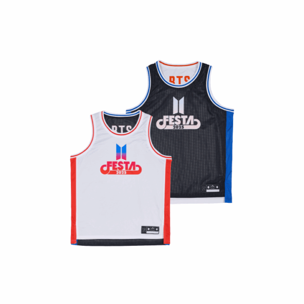 BTS - 2025 BTS FESTA X WEVERSE OFFICIAL MD REVERSIBLE BASKETBALL UNIFORM
