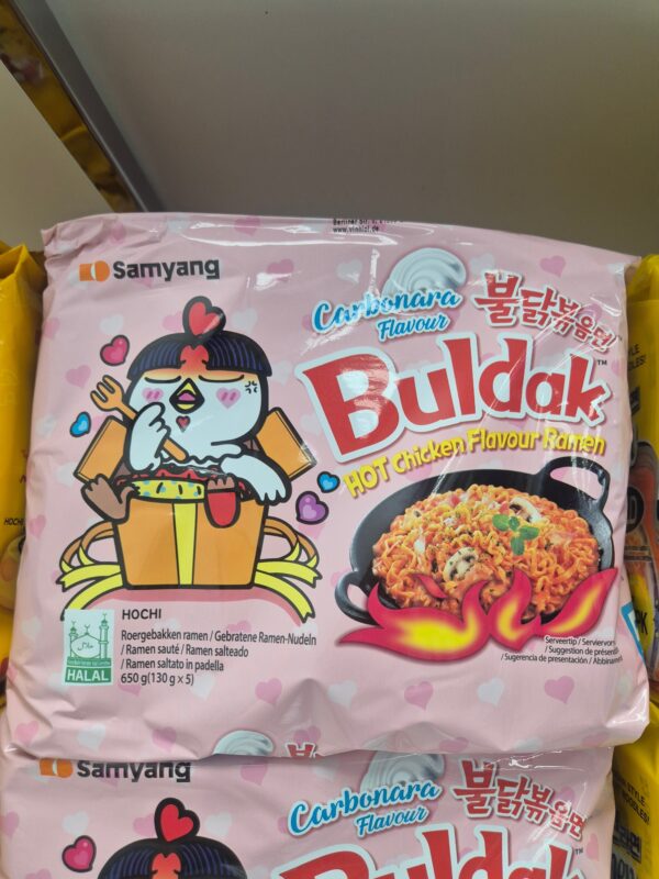 SAMYANG BULDAK RAMEN CARBO 130G UNIDAD