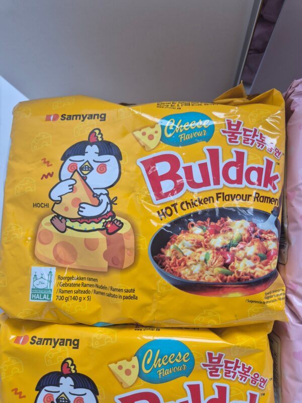 SAMYANG BULDAK RAMEN CHEESE 140G UNIDAD