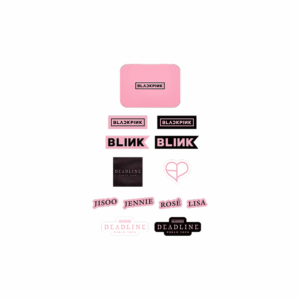 [2nd Pre-Order] BLACKPINK - DEADLINE WORLD TOUR IN SEOUL OFFICIAL MD BLACKPINK TIN CASE + STICKER SET