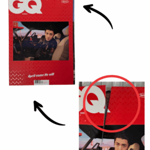 [Damaged] GQ MAGAZINE 2022 APRIL (COVER EXO SEHUN) C VERSION