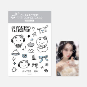 AESPA - SYNK : AEXIS LINE 2025 LIVE TOUR OFFICIAL MD TATTOO STICKER SET
