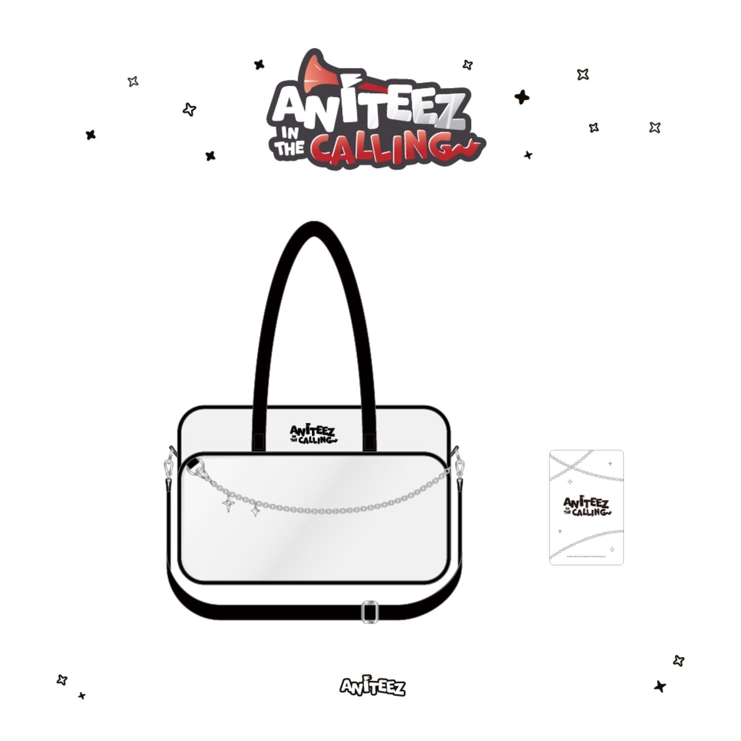 ATEEZ - ANITEEZ IN THE CALLING POP UP OFFICIAL MD PVC POCKET SHOULDER BAG