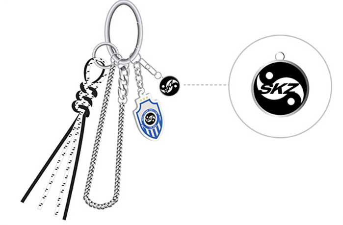 STRAY KIDS - KARMA POP UP STORE OFFICIAL MD CEREMONY METAL KEYRING