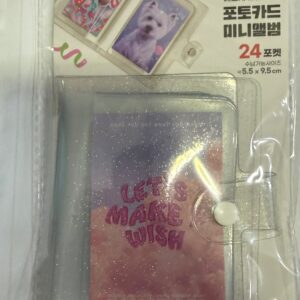 DAISO - PHOTOCARD MINI ALBUM - 24 Pocket (5.5 X 9.5 cm)