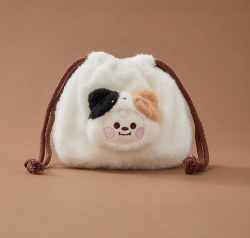 BT21 - BABY MORE FLUFFY FACE DOLL STRING POUCH - Image 5