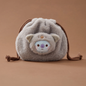 BT21 - BABY MORE FLUFFY FACE DOLL STRING POUCH