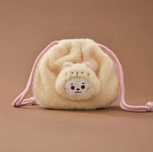 BT21 - BABY MORE FLUFFY FACE DOLL STRING POUCH - Image 6