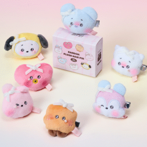 BT21 - RIBBONED U MININI RANDOM PLUSH HAIR PIN