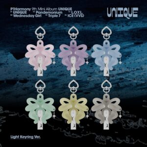 [Pre-Order] P1Harmony - UNIQUE (Light Keyring)