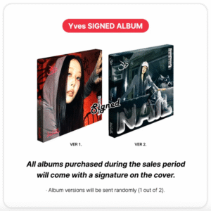 [Pre-Order] [Signed] Yves - 4th EP : NAIL (Deluxe Ver.) (Random)